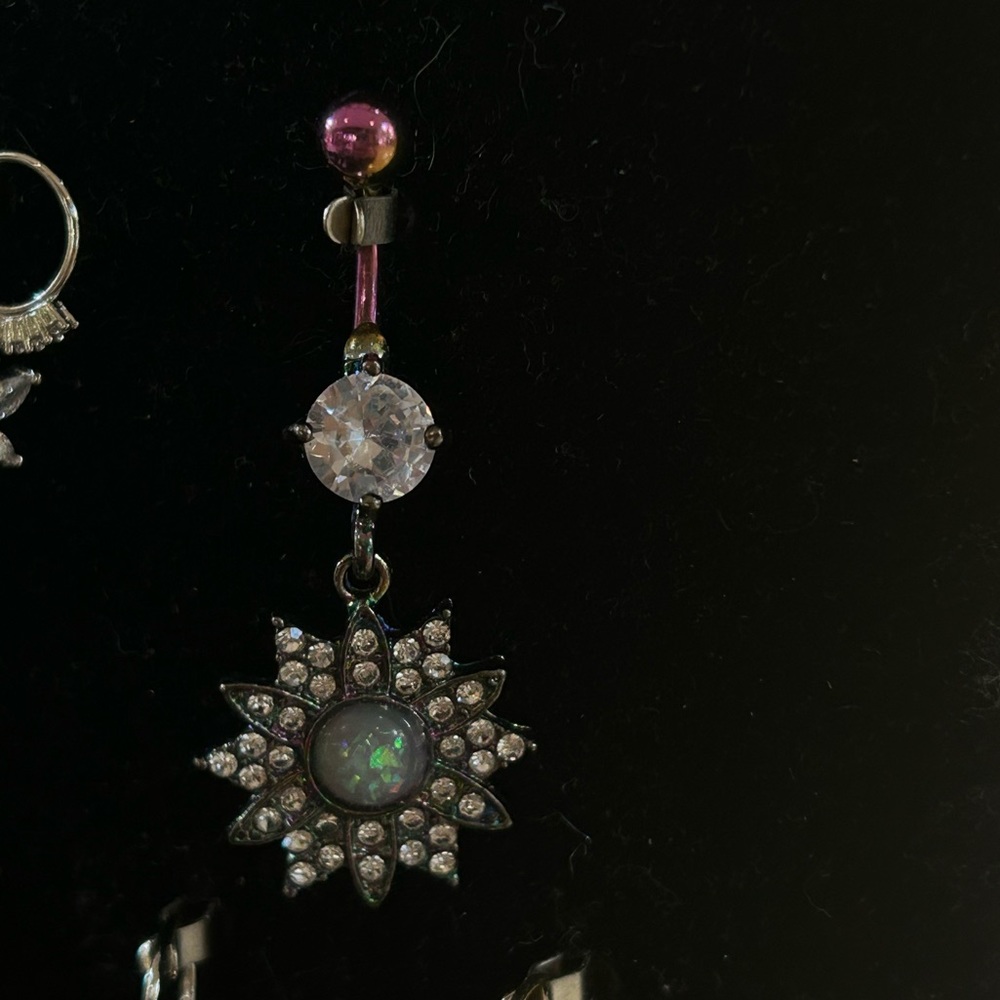 Iridescent Belly Ring!
